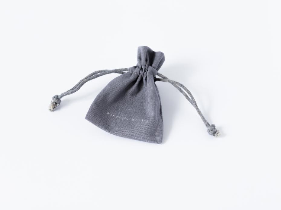 Wendy Bell Designs branded Eco-Friendly, organic cotton pouch bag
